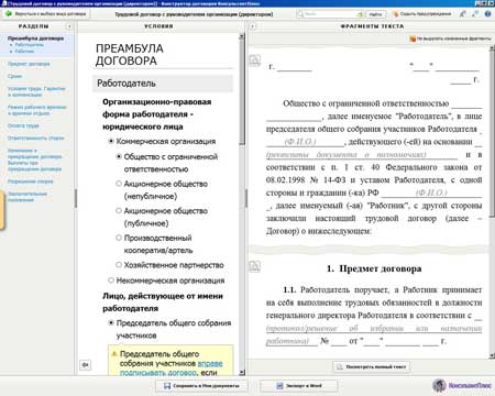 Что такое преамбула в договоре образец