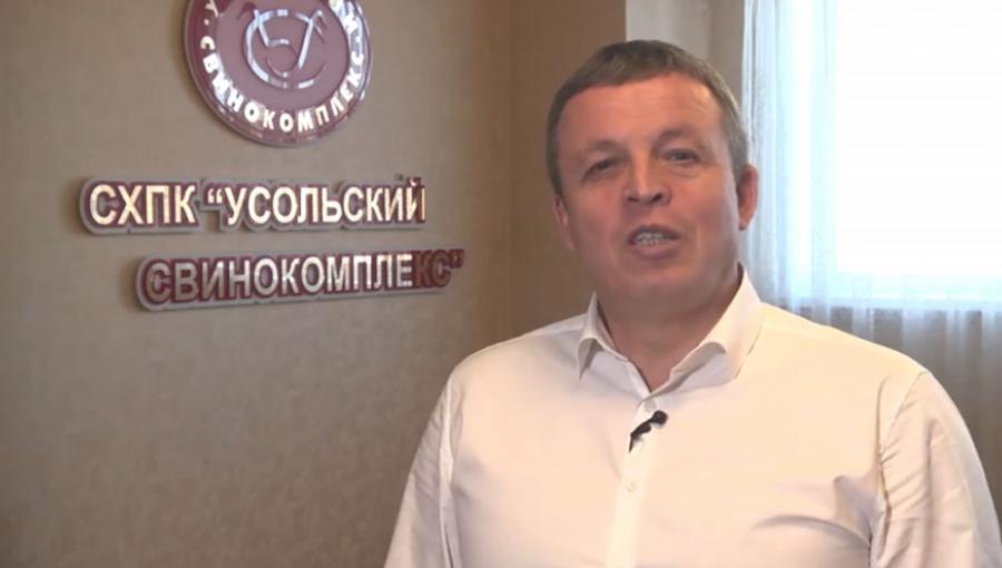 <p>Павел Сумароков, первый заместитель генерального директора СХПК «Усольский свинокомплекс».</p>
