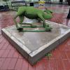 Вандалы опять сломали скульптуру верблюда в центре Иркутска
