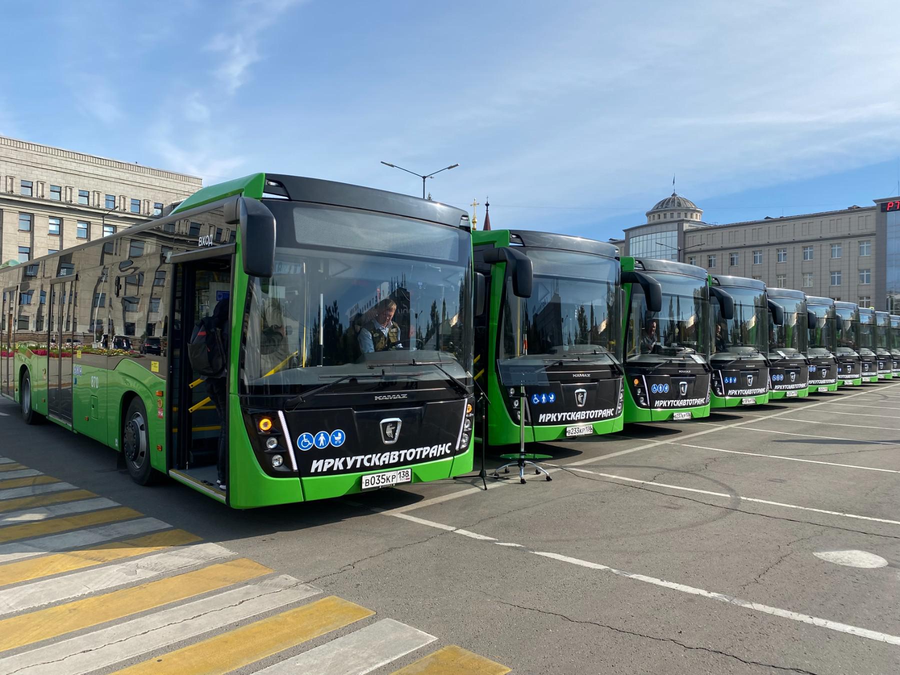 34 новых автобуса поступили в Иркутск благодаря сотрудничеству Сбера и МУП « Иркутскавтотранс». - СИА