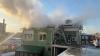 Опубликованы кадры из горевшего в 130-м квартале Иркутска здания