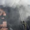 Пожар в Иркутске охватил автосервис, шиномонтажку, магазин и мастерскую
