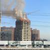 Названа причина пожара на стройплощадке в Иркутске

