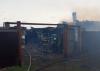 Магазин загорелся в Хомутово при усилении ветра